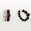 Clash de Cartier Ohrringe, Onyx, extragroßes Modell, Diamanten