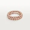 Clash de Cartier Ring, kleines Modell, mit Pavé-Besatz