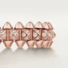 Clash de Cartier Ring, kleines Modell, mit Pavé-Besatz
