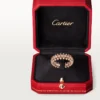 Clash de Cartier Ring, kleines Modell, mit Pavé-Besatz