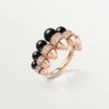 Clash de Cartier Ring, Onyx, extragroßes Modell, Diamanten