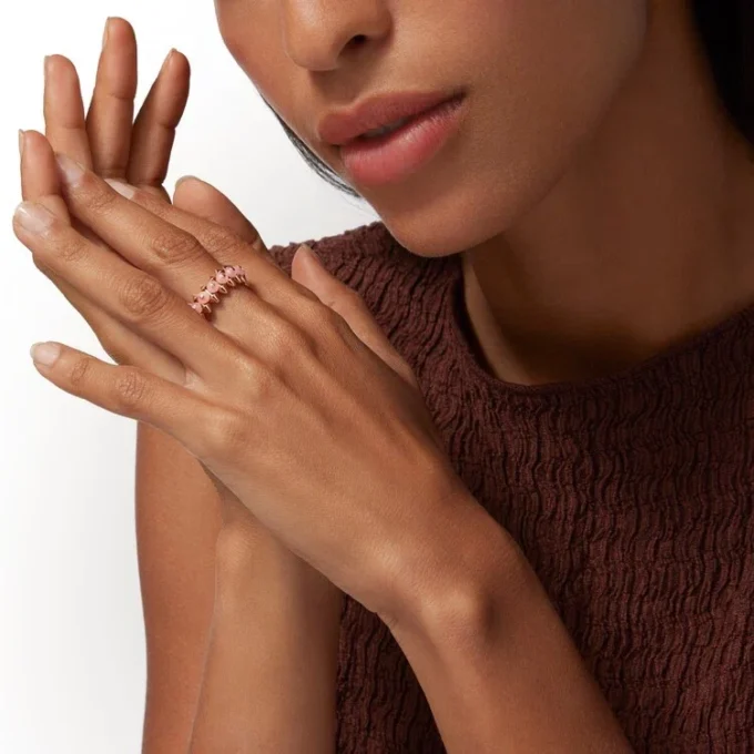 Clash de Cartier Ring, rosa Chalcedon