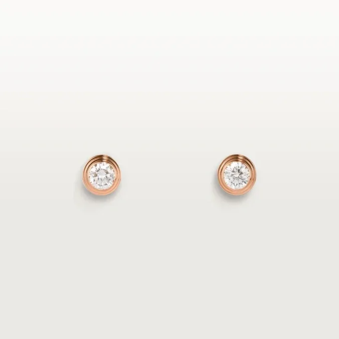 Diamants Legers Ohrringe, mm – Roségold, Diamanten – Cartier Diamants Legers Ohrringe, mm – Roségold, Diamanten – Cartier