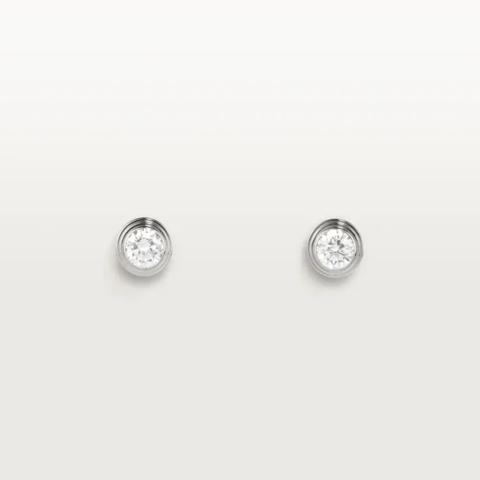 Diamants Legers Ohrringe, mm – Weißgold, Diamanten – Cartier