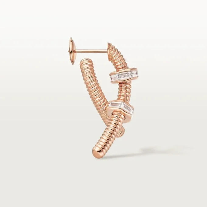 Ecrou de Cartier Linker Ohrring – Roségold, Diamanten – Cartier