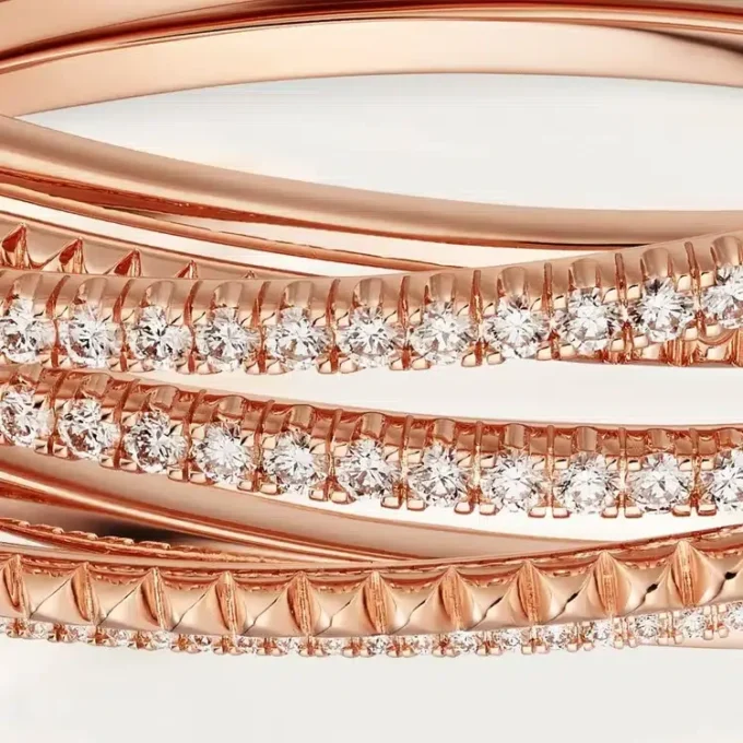 Etincelle de Cartier Armband, halb pavé-gefasst