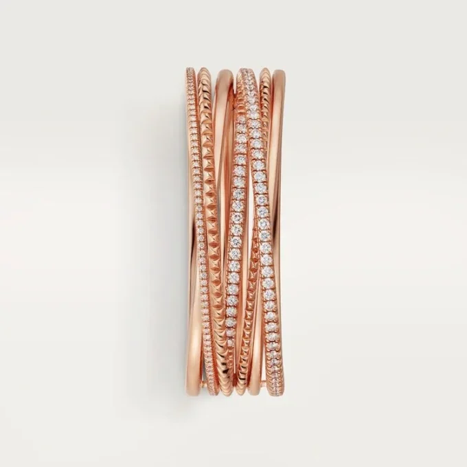 Etincelle de Cartier Armband, halb pavé-gefasst