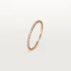 Etincelle de Cartier Ehering, 1,5 mm breit, pavé-besetzt