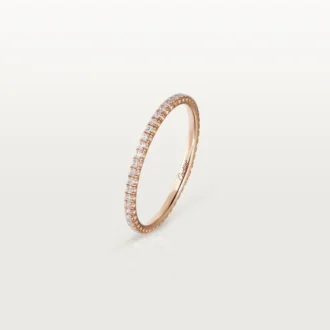 Etincelle de Cartier Ehering, 1,5 mm breit, pavé-besetzt