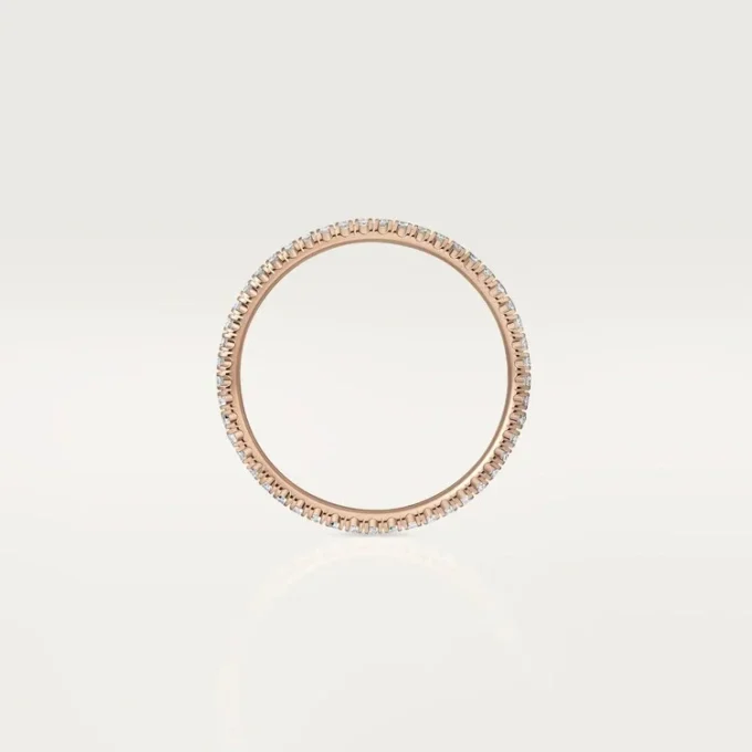 Etincelle de Cartier Ehering, 1,5 mm breit, pavé-besetzt