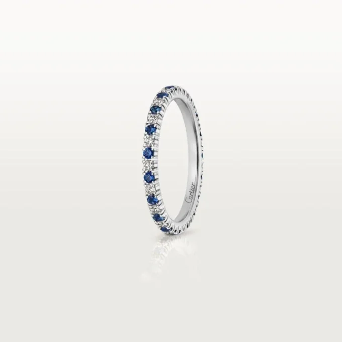 Etincelle de Cartier Ehering – Platin, Saphire, Diamanten – Cartier
