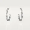 Etincelle de Cartier Ohrringe, kleines Modell – Weißgold, Diamanten – Cartier