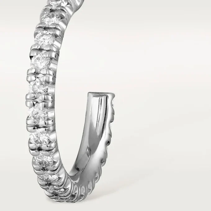 Etincelle de Cartier Ohrringe, kleines Modell – Weißgold, Diamanten – Cartier