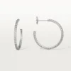 Etincelle de Cartier Ohrringe, mittleres Modell – Weißgold, Diamanten – Cartier