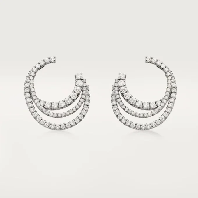 Etincelle de Cartier Ohrringe – Weißgold, Diamanten – Cartier