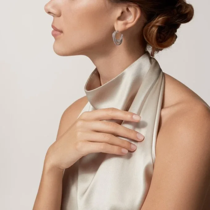 Etincelle de Cartier Ohrringe – Weißgold, Diamanten – Cartier