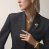 Faune Et Flore Cartier Armband, gelbe, orangefarbene und braune Diamanten, pavé-gefasst