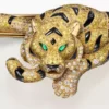 Faune Et Flore Cartier Armband, gelbe, orangefarbene und braune Diamanten, pavé-gefasst