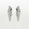Faune Et Flore Cartier Ohrringe, pavé-gefasst