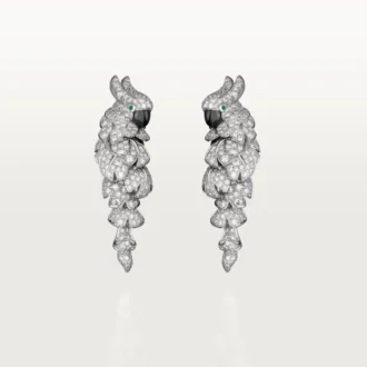Faune Et Flore Cartier Ohrringe, pavé-gefasst