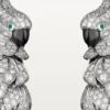 Faune Et Flore Cartier Ohrringe, pavé-gefasst