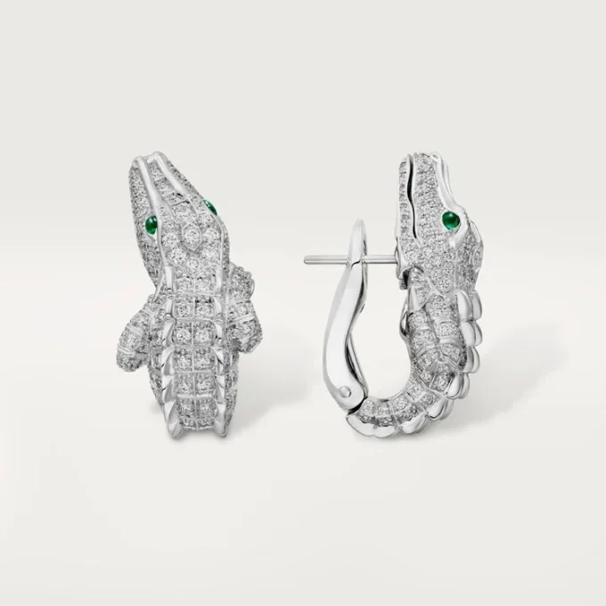 Faune Et Flore Cartier Ohrringe, pavé-gefasst
