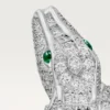 Faune Et Flore Cartier Ohrringe, pavé-gefasst