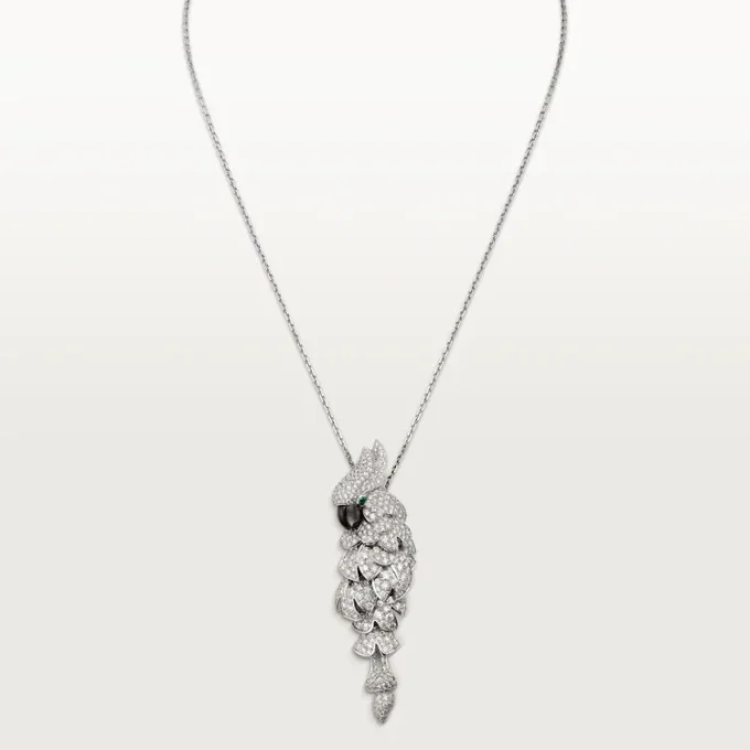 Faune Et Flore De Cartier Halskette, pavé