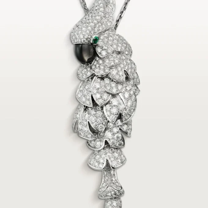 Faune Et Flore De Cartier Halskette, pavé
