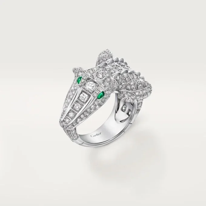 Faune Et Flore-Ring von Cartier, pavé