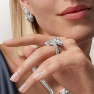 Faune Et Flore-Ring von Cartier, pavé