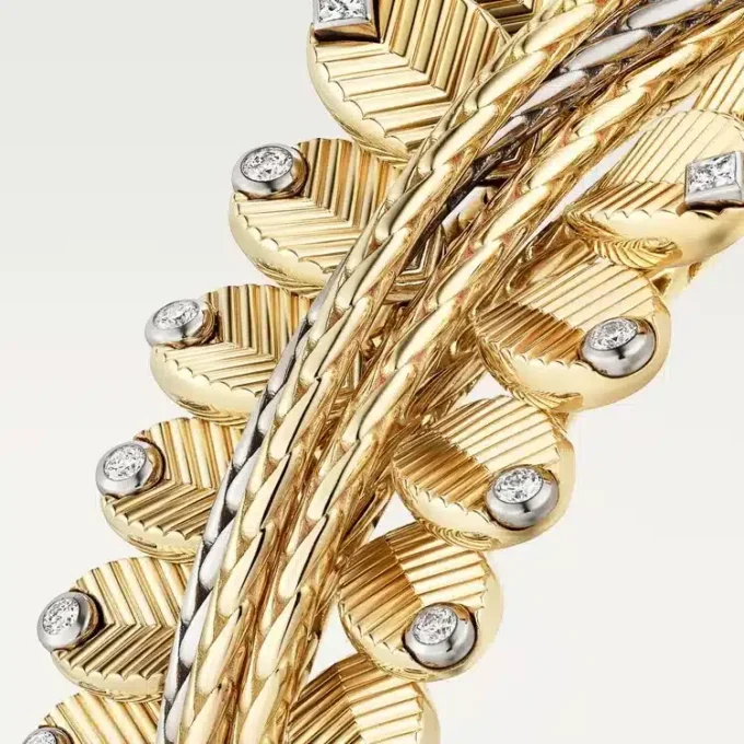 Grain De Cafe Armband, Diamanten