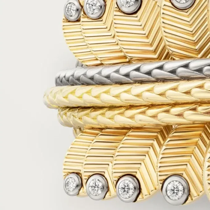 Grain De Cafe Armband, Diamanten