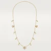 Grain De Cafe Lange Halskette, Diamanten