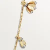 Grain De Cafe Lange Halskette, Diamanten