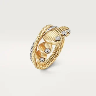 Grain De Cafe Ring, Diamanten
