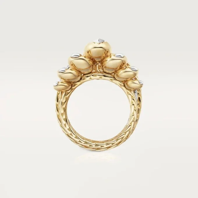 Grain De Cafe Ring, Diamanten