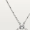 Halskette „Faune et Flore de Cartier“, Smaragd-Tropfen, pavé-gefasst
