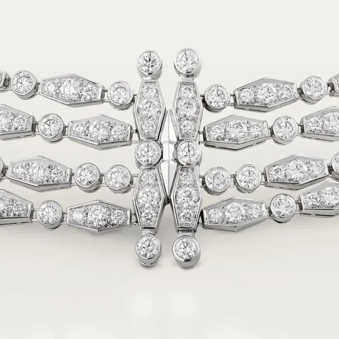 Halskette „Pluie De Cartier“, Diamanten