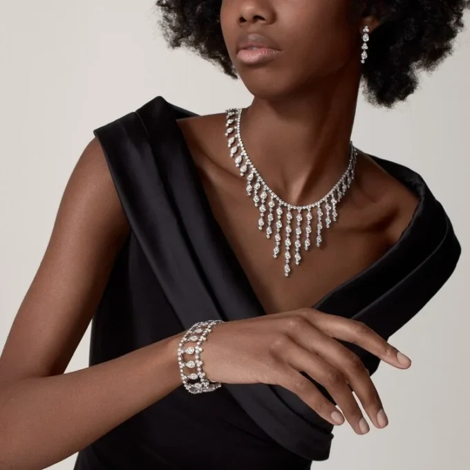 Halskette „Pluie De Cartier“, Diamanten
