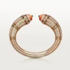 Armbänder „Geometrie & Contrastes“, Koralle, pavé