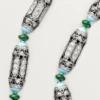 Haute Joaillerie-Halskette – Weißgold, Chalcedon, Skarn, Türkis, schwarzer Lack, Diamanten – Cartier