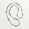 Haute Joaillerie-Halskette – Weißgold, Chalcedon, Skarn, Türkis, schwarzer Lack, Diamanten – Cartier