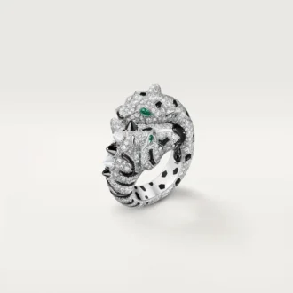 Indomptables De Cartier Ring, pavé