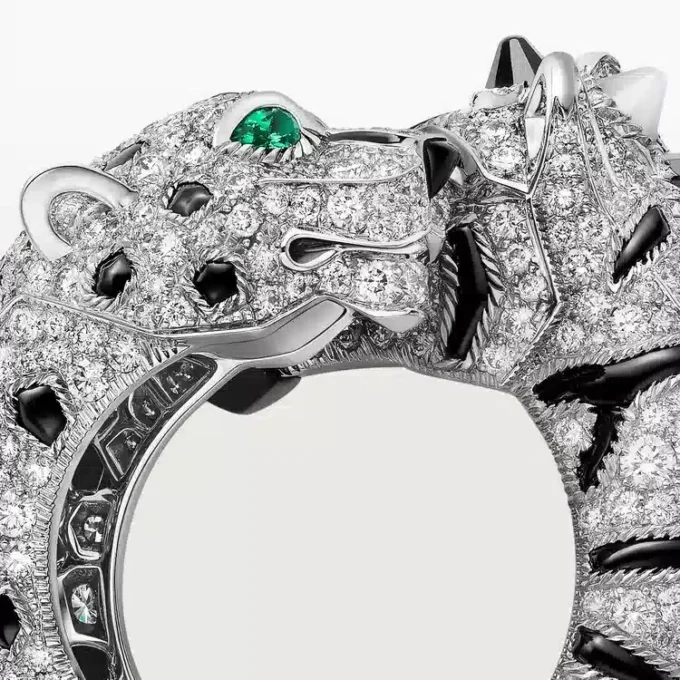 Indomptables De Cartier Ring, pavé