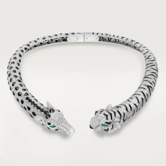 Indomptables De Cartier Torque-Halskette, pavé-besetzt