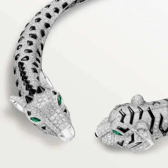Indomptables De Cartier Torque-Halskette, pavé-besetzt
