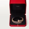 Juste un Clou Armband, doppelt, halb pavé-besetzt