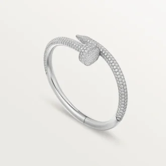 Juste un Clou Armband, großes Modell, halb pavé-besetzt