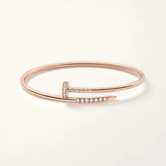 Juste un Clou Armband, kleines Modell, rückseitig gefasste Diamanten